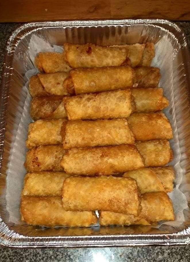 Philly cheesesteak egg rolls