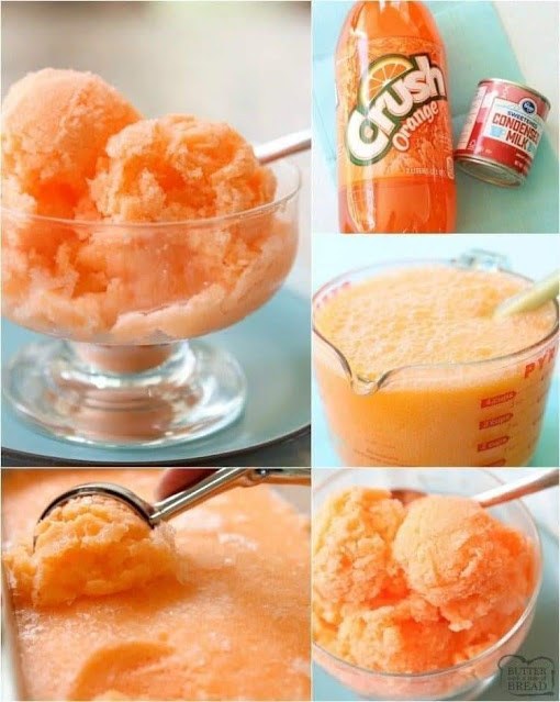 2-INGREDIENT ORANGE SHERBERT