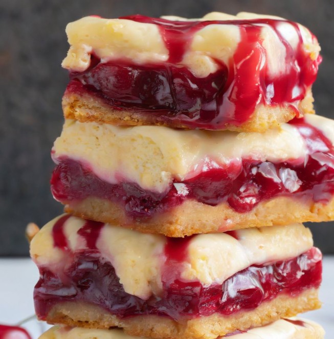 Christmas Cherry Bars