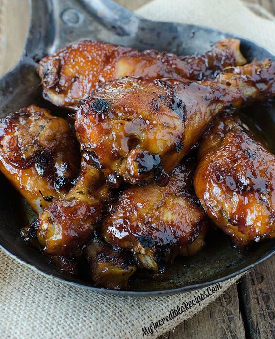 Sticky Sweet Bacon Glazed Chicken