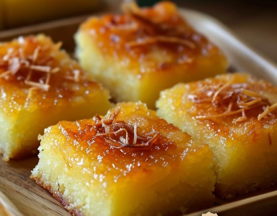 Cassava Cake with Macapuno