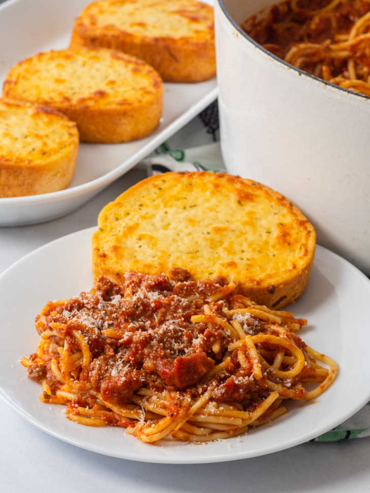 School Cafeteria Spaghetti