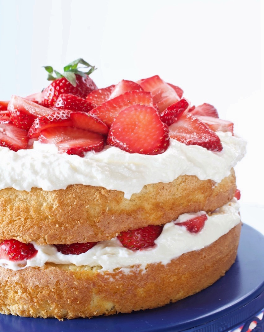 Strawberry Cream Cake