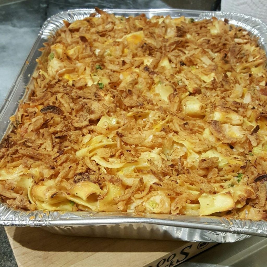 CHICKEN CRUNCH CASSEROLE