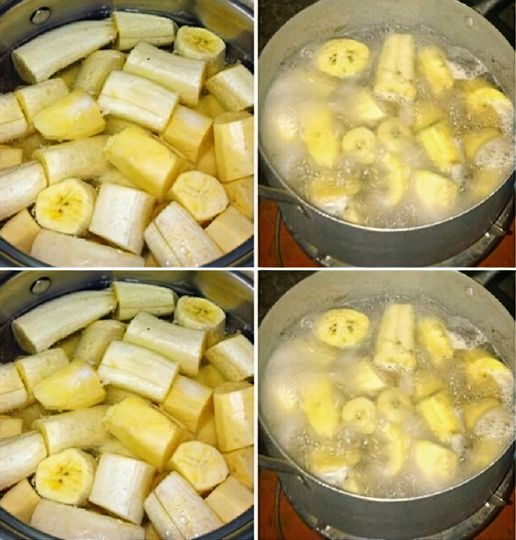 Before going to bed, boil the bananas and drink the liquid; you’ll be surprised by how well you sleep