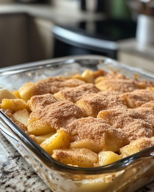 Apple Snickerdoodle Dump Cake