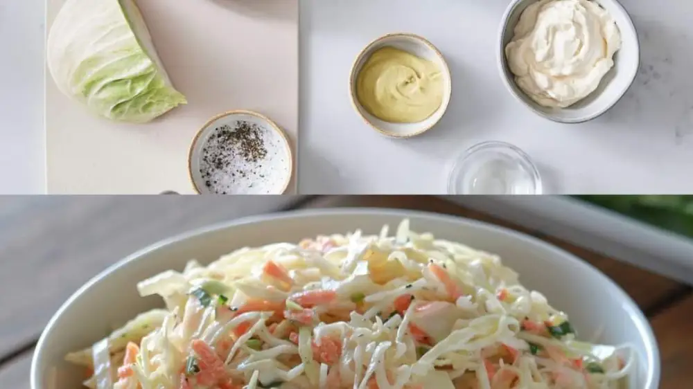 How to Make Coleslaw | Homemade Coleslaw Recipe (No Sugar and Healthy Oils)