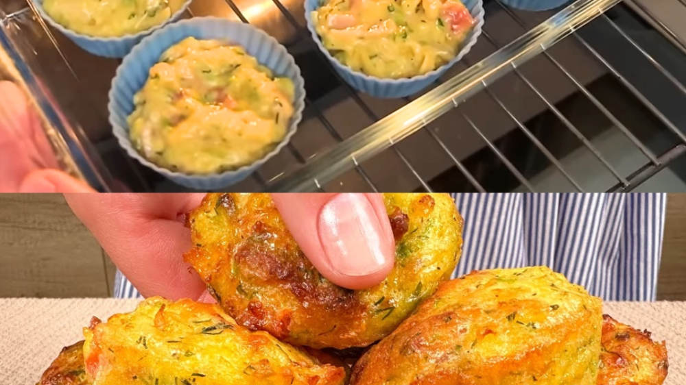 Savory Zucchini & Potato Muffins