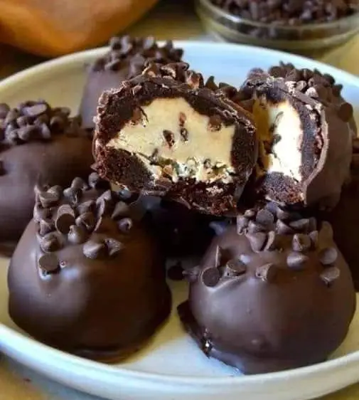 Chocolate-Covered Cookie Dough Truffles