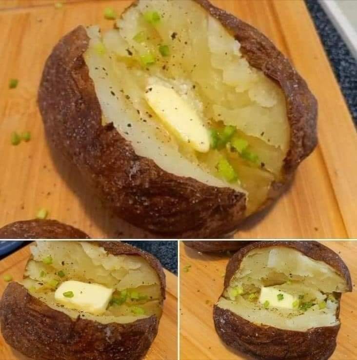 Sour Cream and Chives Baked Potatoes